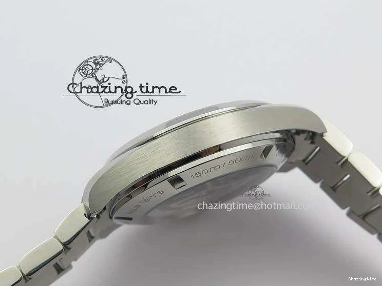 0505 Aqua Terra “James Bond” SS V6F 1:1 Best Edition Blue Textured Dial On SS Bracelet A GoodFit 8202